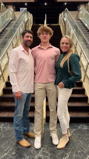 Jennie Finch Instagram - Thank you Lord for 18 years of our Ace Shane! What a joy & blessing you have been @ace_daigle 🎂🙏🏽♥️ We love you more than words can express and we are so incredibly proud of who you are. Time sure did fly by and I have enjoyed every single minute of being your mama! Keep shining, seeking the Lord, and being you!