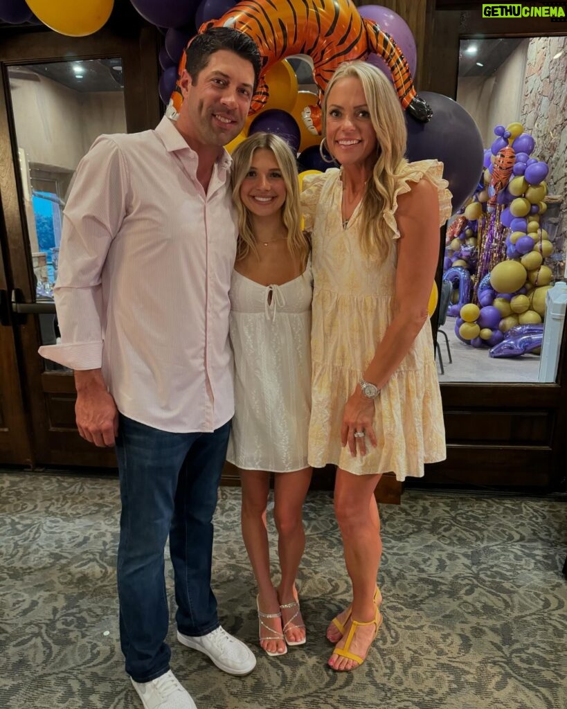 Jennie Finch Instagram - So incredibly proud of our precious niece, Alexa Faith! 🎓👏🏽We are SO excited for her future has an LSU Tiger! 🐯💜 Keep shining and smiling sweet girl! We can’t wait to see all that God has for you! We had a blast celebrating all that you have accomplished and most of all- who you are! 🙏🏽🩷🎓