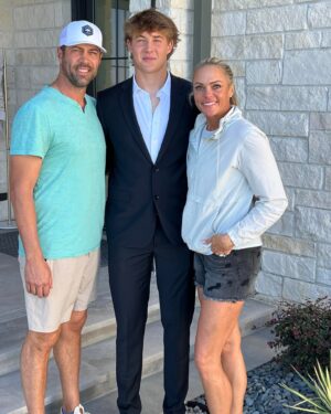 Jennie Finch Instagram - Ace’s Junior Year Homecoming with his beautiful date, Dixie. 🖤 @ace_daigle