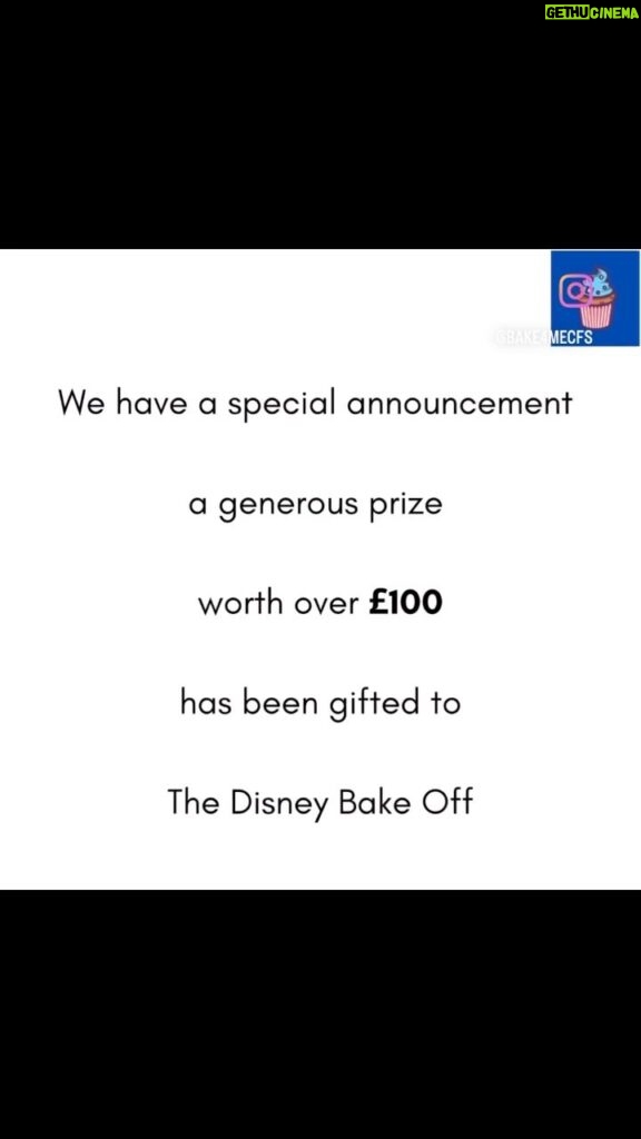 Jennie Jacques Instagram - Big incentive reminder to get your bake on! A fantastic prize 🏆 plus you’ll be raising awareness for a good cause & supporting @smileforme 💙 #mecfs - The Disney Bake Off in honour of #merryncrofts