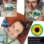 Jennie Jacques Instagram - I spy with my little eye 👁️ the most iconic #wildflower 🌻 * Thank you @sunflowerlanyardscheme for representing #mecfs #myalgicencephalomyelitisawareness * I am not able to get out half as much as used too, but when I can it’s a real blessing to wear the #sunflowerlanyard which indicates I have a disability. Sometimes I need to sit (or lay down) and often I need to elevate my legs. By wearing this 🌻 people understand I might need some assistance 😊 and/or the symbol stops a person from approaching to try to prevent me from putting my feet up on an extra chair 🪑 💥 which is nice 👌 * I read recently the sunflower is not regarded as a single flower but a bunch of flowers! I think that is a beautiful concept for us all coming together to stand strong 💪 * #disability #disabilityawareness #mecfs #longcovid #pots #dysautonomia #sunflowerlanyardscheme