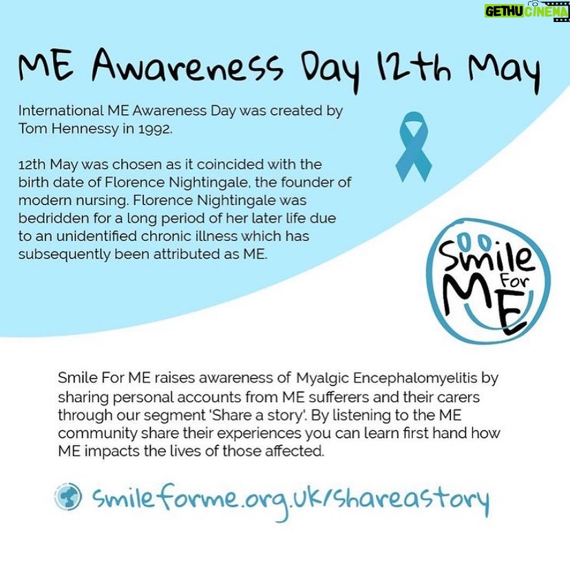 Jennie Jacques Instagram - It’s #meawarenessday May 12th 🦋 coinciding with #florencenightingale bday who was sadly bedridden 🛌 for most of the later half of her life! See @smileforme post ⬆️ I’ve also included a post from @longcovidsos 💥for fighting the good fight together is key - along with my #tb posts of @teapartyform.e celebrating 🥳 #bluesunday * This Sunday I’ll be joining @teapartyform.e #bluesunday2023 & hopefully throwing some sort of blue themed party 🎉 it’s so easy to join in; 1. wear something blue 💙 2. get out your fave cups, saucers & maybe a slice of cake 🍰 3. donate what you’d pay in a cafe to one of the #mecharities - I’ll pop @teapartyform.e donation page as a link in my LinkTree 🌳 check the old bio ⬆️ * If you enter the @bake4mecfs contest, why not take a slice of what ever you bake with a coffee ☕️ over to @teapartyform.e & get partying with us! * Each year I have had a different tea party 🎈 to join this incredible @teapartyform.e fundraiser - one with my dog 🐶 - a virtual party with @historyvikings Queens @officialamybailey @therealalyssas @katherynwinnick 💥 & a blue themed books-in-bed party too 😂 * A toast to light hearted ways to raise funds & awareness for a dark illness & moreover to including the #millionsmissing