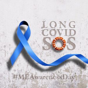 Jennie Jacques Instagram - It’s #meawarenessday May 12th 🦋 coinciding with #florencenightingale bday who was sadly bedridden 🛌 for most of the later half of her life! See @smileforme post ⬆️ I’ve also included a post from @longcovidsos 💥for fighting the good fight together is key - along with my #tb posts of @teapartyform.e celebrating 🥳 #bluesunday 
*
This Sunday I’ll be joining @teapartyform.e #bluesunday2023 & hopefully throwing some sort of blue themed party 🎉 it’s so easy to join in; 
1. wear something blue 💙 
2. get out your fave cups, saucers & maybe a slice of cake 🍰 
3. donate what you’d pay in a cafe to one of the #mecharities - I’ll pop @teapartyform.e donation page as a link in my LinkTree 🌳 check the old bio ⬆️ 
*
If you enter the @bake4mecfs contest, why not take a slice of what ever you bake with a coffee ☕️ over to @teapartyform.e & get partying with us! 
*
Each year I have had a different tea party 🎈 to join this incredible @teapartyform.e fundraiser - one with my dog 🐶 - a virtual party with @historyvikings Queens @officialamybailey @therealalyssas @katherynwinnick 💥 & a blue themed books-in-bed party too 😂 
*
A toast to light hearted ways to raise funds & awareness for a dark illness & moreover to including the #millionsmissing