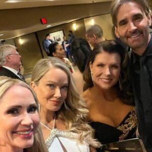 Jennifer Gareis Instagram - What a magical time at the 50th Daytime Emmy Awards!  From getting ready in the room with my girls to our show winning both Lead Actor categories to dancing the night away, it was simply the best! 
Big congrats to @jacquelinemwood_1 and @iamthorstenkaye for taking home the gold!! 
@jmhoffman @ashleyaubra @kimberlin_brown @jeddiepeck @bbheathertom @michaelminnis1 #bradbell @markpinciotti @boldandbeautifulcbs #boldandbeautiful