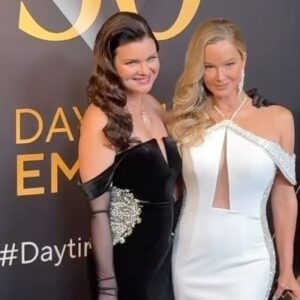 Jennifer Gareis Instagram - What a magical time at the 50th Daytime Emmy Awards!  From getting ready in the room with my girls to our show winning both Lead Actor categories to dancing the night away, it was simply the best! 
Big congrats to @jacquelinemwood_1 and @iamthorstenkaye for taking home the gold!! 
@jmhoffman @ashleyaubra @kimberlin_brown @jeddiepeck @bbheathertom @michaelminnis1 #bradbell @markpinciotti @boldandbeautifulcbs #boldandbeautiful