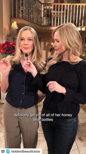 Jennifer Gareis Instagram - What’s your New Year’s Resolution?  My resolution is still a “work in progress” but it is definitely not the same as “Donna’s!” 🤣🤣🤣🤣🤣🤣🤣
@boldandbeautifulcbs #boldandbeautiful #newyearsresolution #resolutions