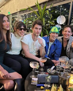 Jennifer Gibgot Instagram - Had to contribute to all the cute cast posts of the behind the scenes of making this movie. We truly became a family. The last post is how I feel about finally being able to talk about @markedmenmovie 😂