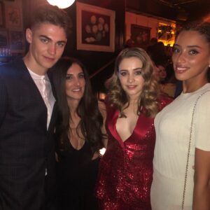 Jennifer Gibgot Instagram - After Premiere. Epic night and couldn’t have done it without you Afternators! You made this happen🖤