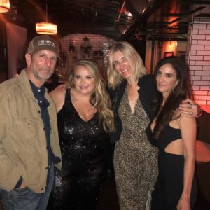 Jennifer Gibgot Instagram - After Premiere. Epic night and couldn’t have done it without you Afternators! You made this happen🖤