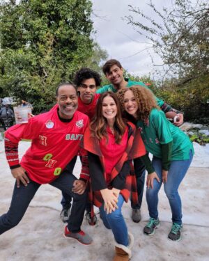 Jennifer Taylor Instagram - Starting the New Year with another @dawnslightmedia #christmasmovie 
@iamchristiepistol @terrywoodberry @caseywaller @andrewprogers @iamharshmilan @jaredcohn1 @julia_terranova @patinomgmt @tanyperfect