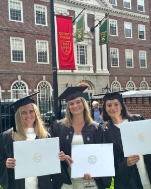Jennifer Ashton Instagram - My baby has graduated from college! So grateful to our friends and family who traveled from far distances to watch Chloe accept her diploma. So proud of you Chloe! On to law school! 🎓❤️🎓❤️ #harvard