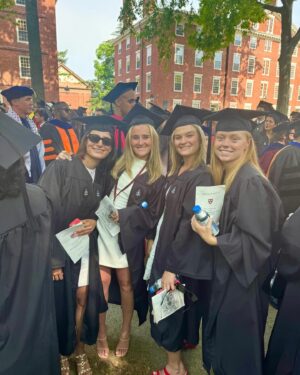Jennifer Ashton Instagram - My baby has graduated from college! So grateful to our friends and family who traveled from far distances to watch Chloe accept her diploma. So proud of you Chloe! On to law school! 🎓❤️🎓❤️ #harvard