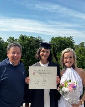 Jennifer Ashton Instagram - My baby has graduated from college! So grateful to our friends and family who traveled from far distances to watch Chloe accept her diploma. So proud of you Chloe! On to law school! 🎓❤️🎓❤️ #harvard