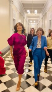 Jennifer Beals Instagram - Thank you @k_jeanpierre for inviting us to @whitehouse in celebration of #lesbianvisibilityweek What an amazing day! It is a once in a lifetime event for an actor to be part of a project that offers up measurable good, meaningful healing for so many. It starts with visibility. Knowing your story-whether in part or parcel-deserves to be told, matters. It is an honor to be an ally to the brilliant, diverse, intrepid #LGBTQIA community. I have gained so much more than I have given. What an honor. Lucky me. #thelword