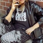 Jennifer Esposito Instagram - My press tour for Fresh Kills continues with Chi Chi Pr and Associates. Where will I end up next? 🫣 This is indie filmmaking. You do what you gotta! Buy some swag and help me get better PR! (Sorry Aunt Chi) link in bio. Fresh Kills comes out June 14!