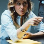 Jennifer Esposito Instagram - As our Documentary continues…Detective Billie is the lead investigator on the case for the attempted murder of Margeaux Goldrich. She is definitely a lethal weapon and master of breaking down a suspect. She is just starting to sink her teeth into Mike Goldrich, Margeaux’s 3rd husband. Mike had every reason to push Margeaux in front of a NYC Bus, starting with the 50 mil life insurance…stay tuned at 3pm for the rest of his interrogation. We will see 8 suspects over the next 2 weeks. Get your Clue hats on. Welcome to the Bittarverse…you are watching an ad for Alexis Bittar.