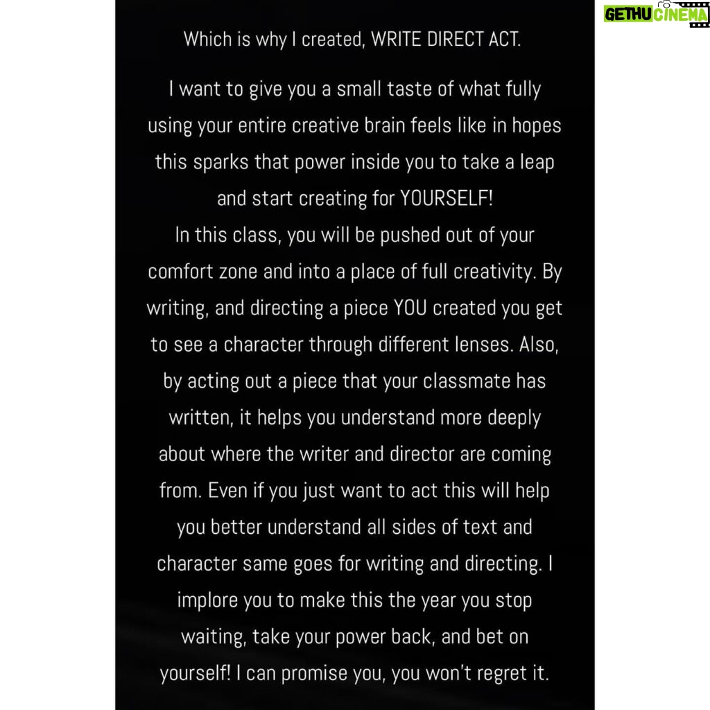 Jennifer Esposito Instagram - You will get nowhere waiting on someone to give you the break, the chance, the opportunity. I know this for a fact! I created this new class to spark that creativity inside that you’ve been sitting on. We ALL have the ability to do WHATEVER it is we dream of. It’s how hard YOU want to work for it. Class is in NYC ! Start creating for yourself! Xoxo. Link in bio