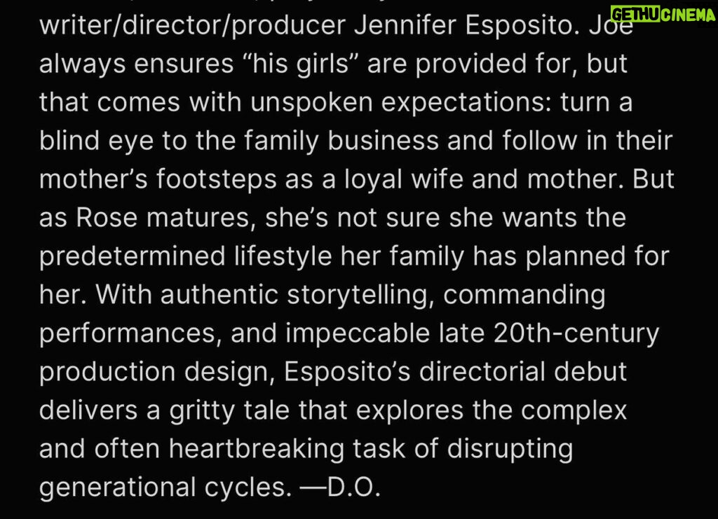 Jennifer Esposito Instagram - Another amazing film fest @clefilmfest Fresh Kills is coming to you!! With another beautiful review. I’m so deeply gratefull. Thrilled the amazing @tvalexander__ was mentioned for her incredible production design as well as the sensational cast. @emily_bader @odessaazion @domenicklombardozzi It’s coming to ALL soon!!!! June 14!!!!!!