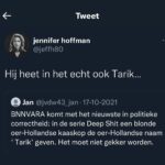 Jennifer Hoffman Instagram - Kon ik niet laten liggen. #beterlaatdannooit #whathappenedontwitter @tarikmoree 🫶