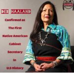 Jennifer Landon Instagram - What a moment this is! FINALLY. Congratulations to Madam Secretary Deb Haaland. Shout out to NDN Country, especially @hollymacarro, @elbela2020 for their work. #DebForInterior #debhaaland Thank you @darylbegay