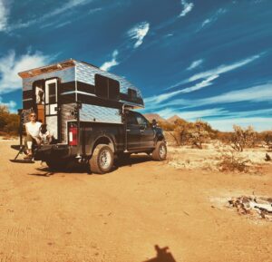 Jennifer Landon Instagram - Nowhere in Somewhere, Arizona.
This camper changed my freaking life.
@capri_camper #capricamperadventures 
#capricamper