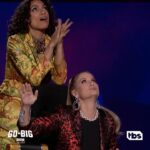 Jennifer Nettles Instagram - When she put her hair up, I knew things were about to get serious 😂 The #GoBigShow semi-finals start TONIGHT! Watch with me at 9/8c on @tbsnetwork!