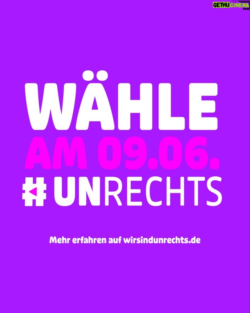 Jennifer Weist Instagram - Wählen zu gehen ist ein Privileg, dass wir alle nutzen sollten! Setzt am 09.06. euer Kreuz für Demokratie und Freiheit, damit menschenverachtende Parteien keine Chance haben sich durchzusetzen. Ich wähle #unrechts ❌