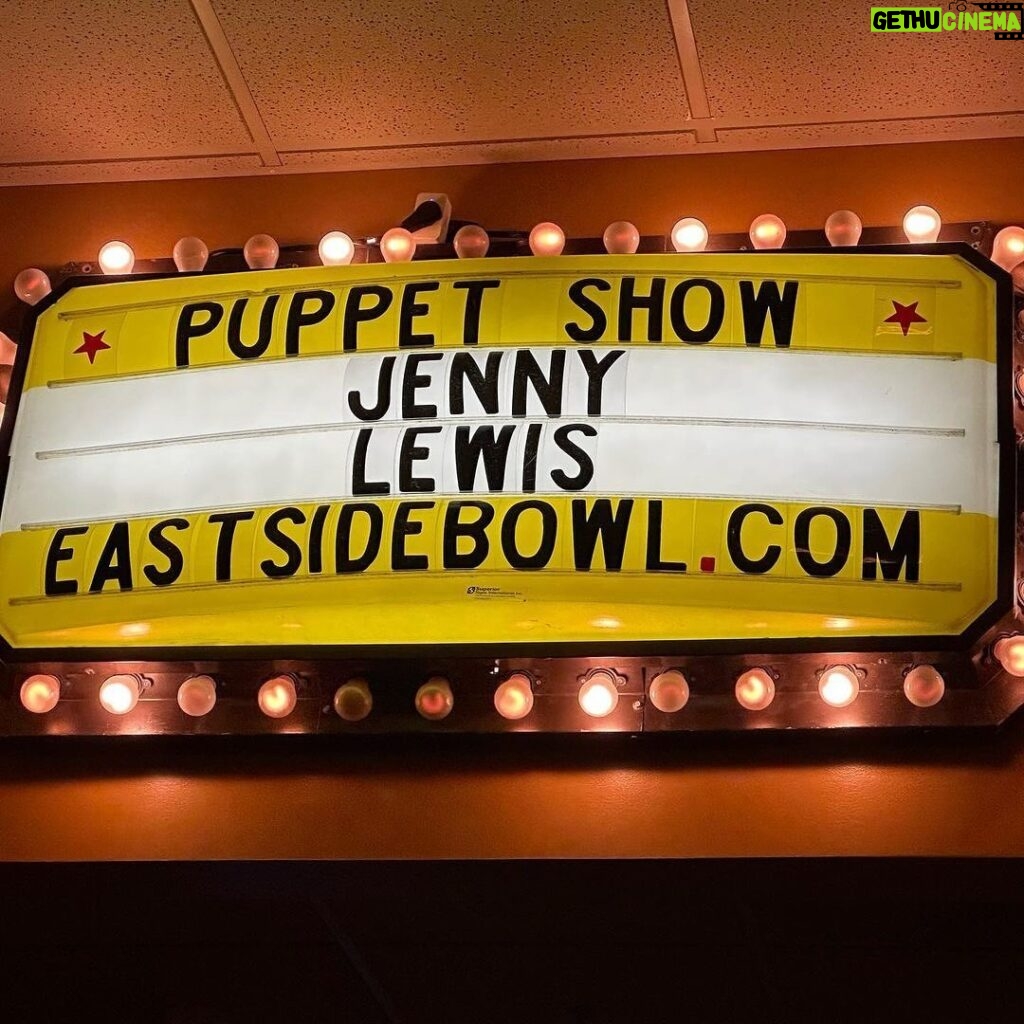 Jenny Lewis Instagram - puppy and a truck LIVE from @eastsidebowl in nashville TN is now streaming! link in bio this was the beginning of the JOY’ALL era & the very first show for the record! @megbrittcole @iamjessnolan @ryanmadora @nicolelawrence___ @thewatsontwins we were all there to usher the album into the world. i asked my pal and local legend @kevnguthrie to make a poster for the show and then a piece of art for the single cover here it is in progress thank you @kevnguthrie !!! when i wrote this song in 2021 i was channeling my friend @jimmybuffett i am so grateful to have spent time with him and @getsavvy and the buffett family over the years. thank you jimmy! thank you savannah!