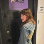 Jenny Lewis Instagram - the JOY’ALL BALL rolls on tomorrow at the @hollywoodpalladium w @shabazzpalaces & @loganledger there are still a few tix avails ! omg i’m on a motorcycle on a friggin billboard in LA! 📸 by @mamahotdog we out here having a ball y’all. not only did i get my hair did by @jayne_edosalon in Jerry’s dressing room @thewarfield but i sat in the @prince chair @roselandpdx we visited the amazing @madonnainn1958 & two in our traveling party got ass tats i hung w @deanjohnsongs who put out a gorgeous record this year @sinagrace made this poster after seeing us @venturamusichall we’ll have a limited run at the @hollywoodpalladium the @dwcweb will be there as well with information on how to help out! if you want to bring a christmas ornament for the red stage tree they are welcomed ! you can leave em at merch if you want to help decorate! we’ll have some old merch designs as well in the shop and a limited edition JOY’ALL jewelry line by @makerandsmith well, what else can i say but it’s almost christmas! best, JL & @bobbyrhubarblewis