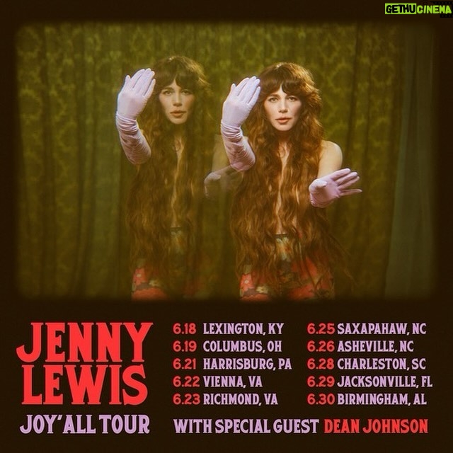 Jenny Lewis Instagram - JL & the daffodils 🌼 @deanjohnsongs SPRING WILL HAVE SPRUNG join us for haunted balloons 🎈 sad tunes & cowboy croons do your homework and check out @deanjohnsongs beautiful album nothing for me, please love, mom what songs would you like to hear the most? 📸 @mamahotdog 6/18 Lexington, KY Lexington Opera House 6/19 Columbus, OH Newport Music Hall 6/21 Harrisburg, PA Harrisburg University at Riverfront Park 6/23 Richmond, VA The Broadberry 6/25 Saxapahaw, NC Haw River Ballroom 6/26 Asheville, NC     The Orange Peel 6/27 Charleston, SC ***** Music Farm 6/29 Jacksonville, FL Intuition Ale Works 6/30 Birmingham, AL Iron City with @deanjohnsongs ***** date is wrong on poster!