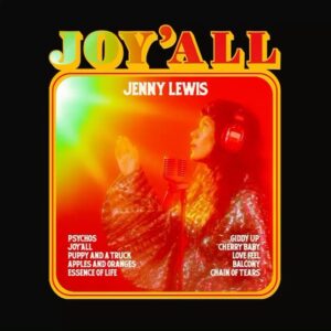 Jenny Lewis Instagram - my 5th solo album JOY’ALL is out on @bluenoterecords 
link in bio 

Joy’all
/Joi/yol/
noun
1. Joy to all
2. A feeling of great pleasure and happiness

thank you @davecobb7 @natesmithdrums greg koller 
brian allen @jrwolfey greg leisz jon brion 
@johnbaldwinmastering @bobbyrhubarblewis 
@mamahotdog 
@future_shock &
@beck 

JOY’ALL is dedicated to my forever mentor jerry cohen 
  skeeter davis & marilyn 
and the on sale sewing machines @joann_stores 

i usually have so much to say but i’m a little verklempt 
so, i’ll just quote myself here 
clears throat 
i’m not a psycho 
i’m just trying to get laid 
❤️

 📸 by @mamahotdog
album art by @future_shock
styling by @rosegoldvtg 
hair by @lib_george