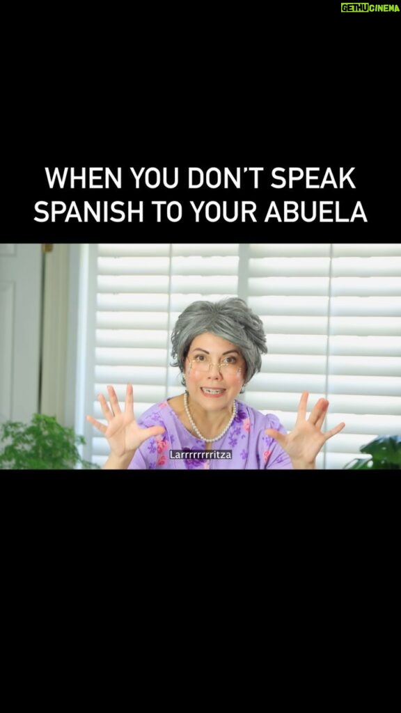 Jenny Lorenzo Instagram - Ah yes, the age old argument between a Latina grandma and her first gen nietos. #abuela #latinosbelike #spanglish #spanish #growinguphispanic #latinocomedy #latinomemes