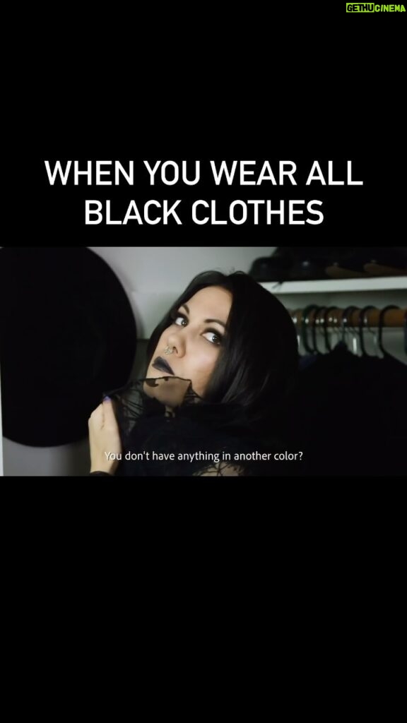 Jenny Lorenzo Instagram - Yep. I’m the originator of that viral sound clip. 😅 When you wear all black clothes 🖤🏴‍☠️♠️ #allblack #allblackeverything #allblackoutfit #latinosbelike #growinguphispanic #goth #gothgirl #gothfashion