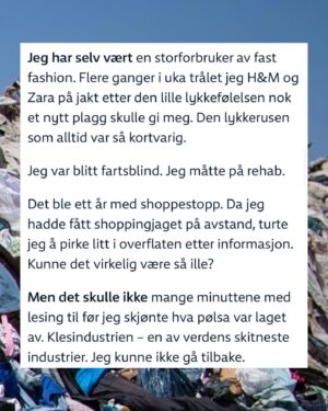 Jenny Skavlan Instagram - I kjølvannet av kvinnedagen har jeg skrevet min første kronikk om hvor mye kvinnekamp det ligger i klesforbruket vårt. Les hele på nrk.no!