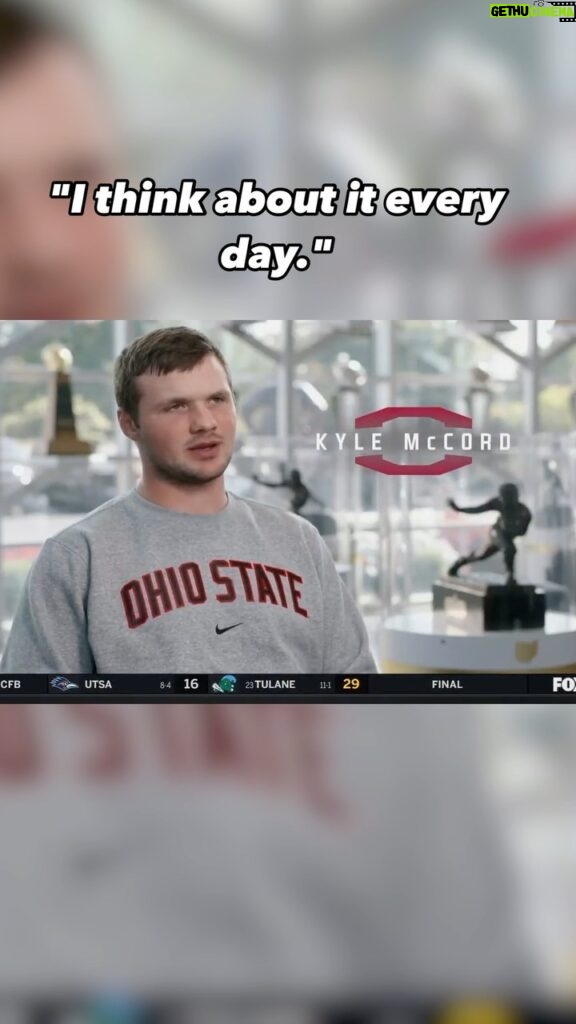 Jenny Taft Instagram - @JennyTaft sits down with @ohiostatefb QB Kyle McCord to talk about last year’s matchup vs Michigan 🌰