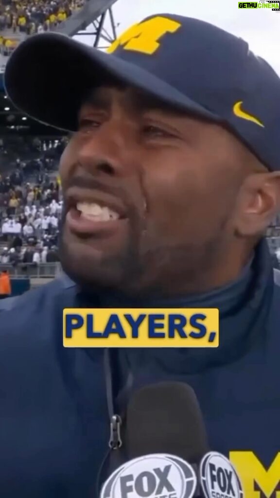 Jenny Taft Instagram - We’re continuing our countdown of our top videos of 2023... ⏪✨ Coming at No. 2- When Sherrone Moore broke into tears while speaking with @JennyTaft after @UMichFootball’s win vs Penn State 〽️