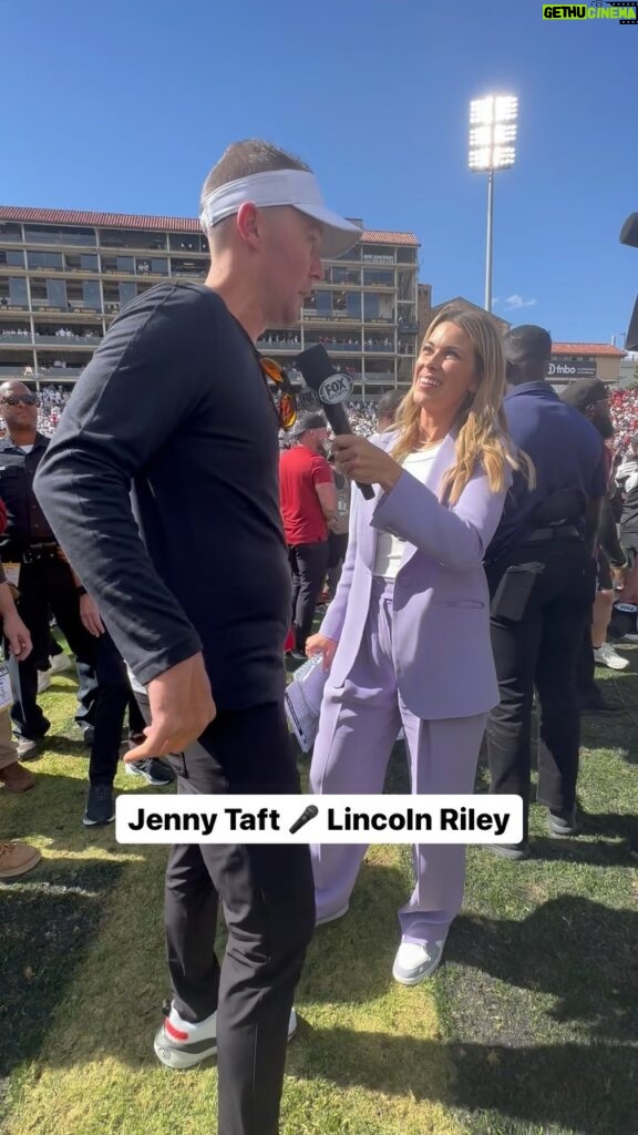 Jenny Taft Instagram - @jennytaft is with Coach Riley post W✌️