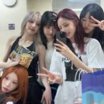 Jeong Jin-sol Instagram - ARTMS 데뷔 쇼케이스 끝! 🩷💚❤️💙💜