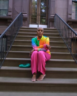 Jerrie Johnson Instagram - The moment has come! Live NOW, my Pride campaign with @bruceglen and @amazonthedrop Follow the link in my bio to shop the LEWKS! Then tag me in your photos so I can see how you style your Amazon Drop and @bruceglencollection grabs 🕺🏽

📸: @taiilormade 

#amazonthedrop #BruceGlenxTheDrop #BruceGlen #pride #pridemonth #fashion #Collab #fyp