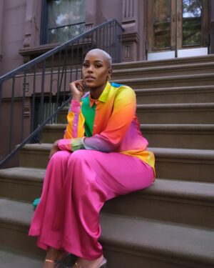 Jerrie Johnson Instagram - The moment has come! Live NOW, my Pride campaign with @bruceglen and @amazonthedrop Follow the link in my bio to shop the LEWKS! Then tag me in your photos so I can see how you style your Amazon Drop and @bruceglencollection grabs 🕺🏽

📸: @taiilormade 

#amazonthedrop #BruceGlenxTheDrop #BruceGlen #pride #pridemonth #fashion #Collab #fyp
