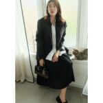 Jesseca Liu Instagram - Can‘t get enough of #DiorAW24 🤍🩶@dior
