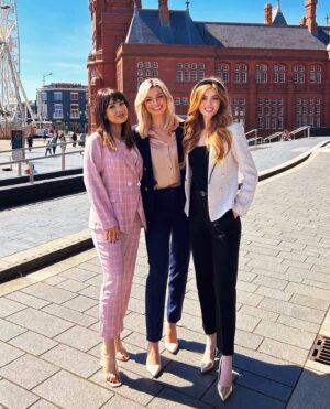 Jessica Gagen Instagram - On Thursday I had the opportunity to speak at the Welsh Parliament alongside Miss World 2022, @karolinabielawska and Miss England 2019, @bhashamukherjee!

Here’s a pic of us in the sunny Cardiff sunshine afterwards ☀️🏴󠁧󠁢󠁷󠁬󠁳󠁿

#cardiff #wales #misseorld #missengland #missuk #misseurope #stem #parliament