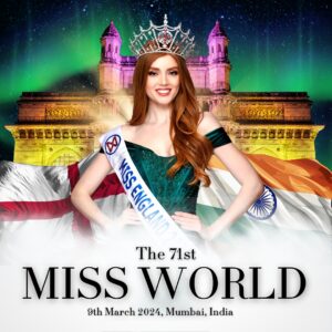 Jessica Gagen Instagram - THE COUNTDOWN BEGINS! ✈️🇮🇳

2 weeks today I’ll be disembarking on the journey of a lifetime, ready to meet 120 inspiring ladies ahead of the three week long Miss World Contest, held at the Jio World Convention Centre in Mumbai on March 9th.

I absolutely cannot wait to immerse myself in every moment, further my campaign to empower a new generation of STEM professionals and represent a global community of female engineers!

Together, we can get more girls in #STEM 🧬🌿🚀

Let’s go England! 🏴󠁧󠁢󠁥󠁮󠁧󠁿