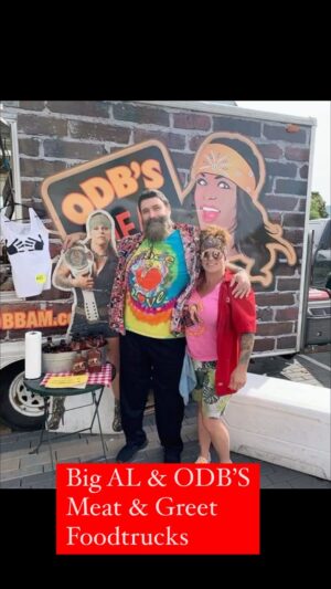 Jessica Kresa Instagram - Holy crap I can’t believe we are on our 8th season of Big AL & ODB’S Meat & Greet Foodtrucks….. I started my foodtruck adventure in 2017 and had no clue WTH I was doing but I figured it out as I was truckin along. Now I have it figured out and My hubby and I own and operate 2 foodtrucks now in Minnesota!!!!! Thanks to my wrestling family who have all stopped by and supported!!!!! You all are Awesome!!!! Get ready for more Meat & Greets!!! #mnfoodtruck #foodtruck #mnlocal #ODB #BigAL #bbqcouple #meatbigalnodb #mnfoodie #foodtrucklife #foodtrucklovers