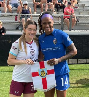 Jessica McDonald Instagram - All smiles before the first ever Women’s Match in TST History! 

😀😀😀😀😀