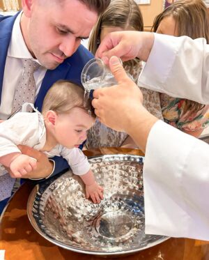 Jessica Tyler Instagram - An incredibly special day celebrating our son, Anthony 🩵 Not too long ago I was at this same church praying for a miracle, and today, we baptized you there 🙏🏼🕊️ Thank you God for this eternal blessing. He really knew what He was doing with you, my boy 🥹 Forever grateful for our little miracle ✨

Jeremiah 29:11 
“For I know the plans I have for you. They are plans for good and not for disaster, to give you a future and a hope.”