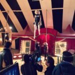 Jessica Amlee Instagram – Ran away to join the circus (this was fun) 🎥🎪🤹🏼‍♀️🎭 #welcometodaisyland #psychocircus #set #film