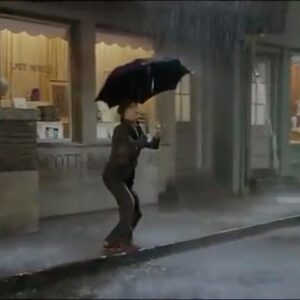 Jessica Amlee Instagram - Try to deal with 2020 like Gene Kelly deals with the rain 
☔️🤷🏼‍♀️

#singinintherain #perspective #2020 #mgm #genekelly #brightsideoflife☀️