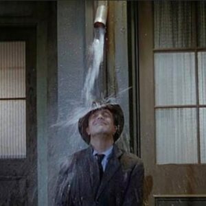 Jessica Amlee Instagram - Try to deal with 2020 like Gene Kelly deals with the rain 
☔️🤷🏼‍♀️

#singinintherain #perspective #2020 #mgm #genekelly #brightsideoflife☀️