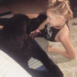 Jessica Amlee Instagram - love at first sight 🖤🐾 #bigbear #truman